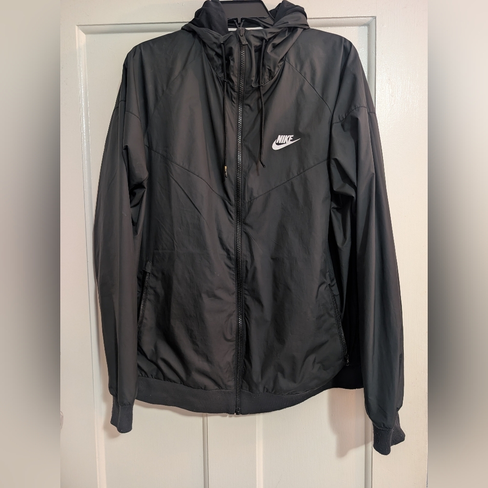 Nike Rare Windbreaker Windrunner Jacket Black Large